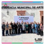 Entrega alcaldesa Ana Karen Sánchez nombramientos a los nuevos titulares de las direcciones municipales de Arteaga