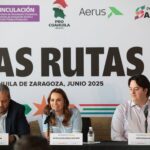 Coahuila fortalece conectividad aèrea con nuevas rutas Saltillo-Monterrey-Monclova operadas por Aerus