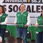 Entrega Manolo obras de infraestructura social en Frontera