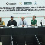 Gobierno de Coahuila, Fuerza Armadas y municipios atienden en conjunto contingencia por lluvias