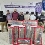 Detiene AEI y el Ejército Mexicano a seis masculinos por portación de arma de fuego en Aldama