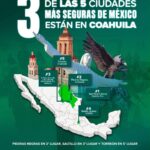 3 de las 5 ciudades más segurad del país son de Coahuila: Manolo