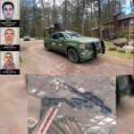 Guardia Nacional y Ejército aseguran fusil con mira telescópica y municiones en San Dimas, Durango