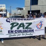 Culiacán marcha por la paz ante ola de violencia en Sinaloa